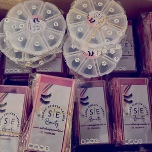 PREMADE lash fans 3D, 5D, 10D, different sizes and millimeters.